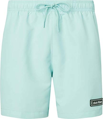 Calvin Klein Cordón Mediano Baador para Hombre, Tanager Turquoise, S
