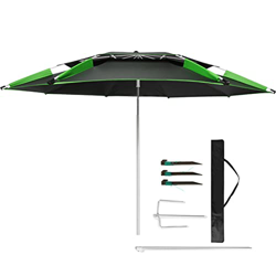 AILILI Sombrilla De Pesca -Sombrilla De Manivela,Manivela De Apertura Fácil,con Función De Inclinación,Sombrilla Terraza Exterior,para Patio,Jardin,Pi características