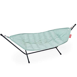 Fatboy® Headdemock Superb Negro | Cómoda Hamaca | para 2 Personas | Repelente al Agua y la Suciedad | Resistente a los Rayos UV | con Soporte características
