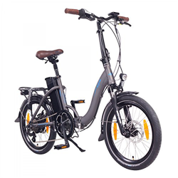 NCM Paris Bicicleta eléctrica Plegable, 250W, Batteria 36V 15Ah • 540Wh, 20” (Gris) características