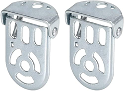 2 unids Plegable Bicicleta Pedal Trasero Bicicleta Eje Trasero Bicicleta Plegable pie Resto para niños Bicicleta Asiento Trasero (Plata) precio