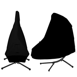 73 pulgadas al aire libre colgante Chaise Lounge cubierta patio tumbona columpio silla soporte hamaca impermeable protector en oferta