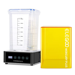 ELEGOO Mercury Plus 2.0 Wash and Cure, Máquina de Lavado y Curado 2 en 1, Curar 3D Modelo de Resina, Adecuado para Impresora 3D LCD/DLP/SLA características