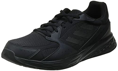 adidas Response Run, Road Running Shoe Hombre, Core Black/Core Black/Core Black, 43 1/3 EU