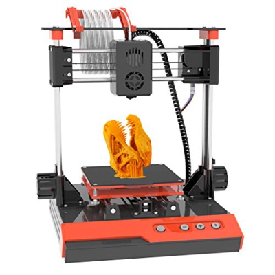 NantFun Mini impresora 3D con placa magnética extraíble, eje Z, calentamiento rápido, silencioso, tamaño de impresión 10 m - 1,75 mm, color negro y na