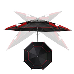 AILILI Sombrilla De Pesca 2m•2.2m•2.4m,Sombrilla Jardin Exterior,Palo De Paraguas De Aluminio,Altura Ajustable,Sombrilla para Silla De Playa,con 8 Var en oferta
