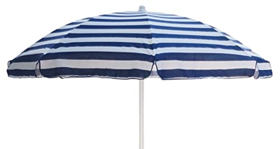 Sombrilla para playa y acampada redonda Sombrilla de fabricación italiana con articulación diámetro 2 metros base no incluida