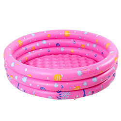 aoliao Piscina de bebé inflable redonda portátil jardín Kiddie acolchado piscina pequeña bomba piscina para bebés y niños pequeños en oferta