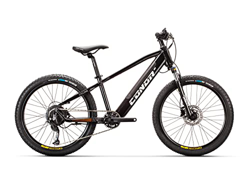 Conor Cyclone 24" Bicicleta electrica, Juventud Unisex, Negro, Grande precio