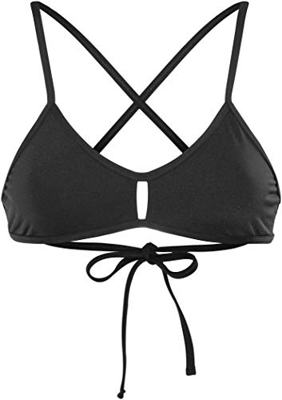 TurboTronic Active Top Bragas de Bikini, Negro, XXL para Mujer