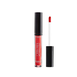 L'Oréal Paris Vamp Queen - Pintalabios con purpurina, color rojo características