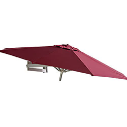 MLYY Sombrilla Patio Montado en Parasol Paraguas, 2.2 m / 7 pies Redondos Jardín al Aire Libre Balcón Sombrilla Sombrilla, Soporte de Aluminio (Color  en oferta