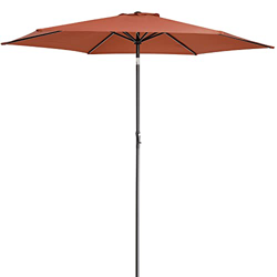 Kingsleeve Sombrilla inclinable Terracota UV40+ Ø300cm Parasol con mástil de Aluminio y manivela precio