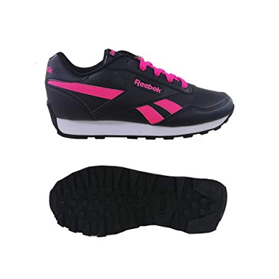 Reebok Royal Rewind Run, Zapatillas de Running Mujer, Negro/ROSSOL/ROSSOL, 37 EU