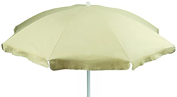 Sombrilla para playa, estabilidad, balcón y jardín, de aluminio, para sombrilla redonda, 2 metros, color crudo, base no incluida precio