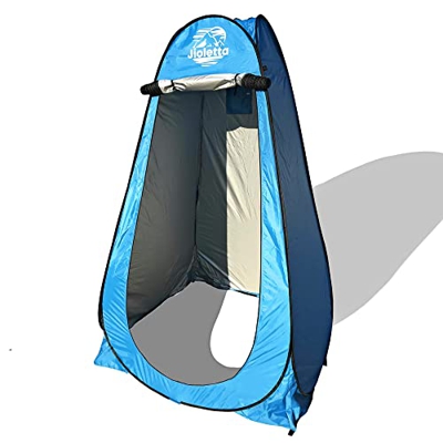 Jioletta - Tienda de Campaña Vestidor - Apertura Automática, Plegable, Portátil, 120*120*190 cm (Azul)