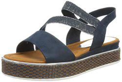 MARCO TOZZI 2-2-28740-26 Sandale, Sandalia Mujer, Azul Marino, 37 EU en oferta