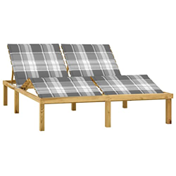 Beyamis Tumbona Doble y Cojines Madera de Pino impregnada(4) en oferta