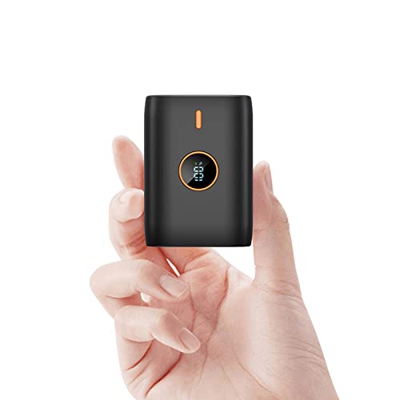 Bateria Externa Carga Rapida 10000mAh,PD 20W Power Bank con Pantalla LED,Mini Bateria Externa Movil con USB C,Adecuado para iPhone,Samsung,Xiaomi etc