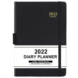 Agenda 2022 - Agenda 2022 Dia por Pagina de enero a diciembre, Agenda Anual 2022, Planificador diario 2022, 14,8 cm × 21,4 cm precio