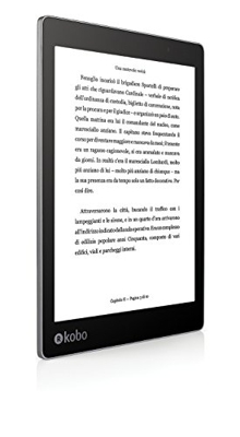 Kobo AURA One - E-reader (pantalla 7.8", 8 GB, WiFi, USB), color negro