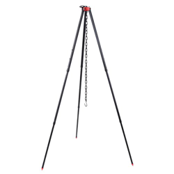 01 02 015 Parrilla de Trípode para Barbacoa, Portátil, Desmontable, de Buena Estabilidad, Diseño de Trípode, Parrilla para Barbacoa, para Acampar Al A en oferta