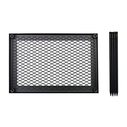 ERZU Parrilla Plegable para fogata - Parrilla portátil de carbón de Hierro Resistente a Altas temperaturas sobre el Fuego para Acampar Cocina al Aire  en oferta