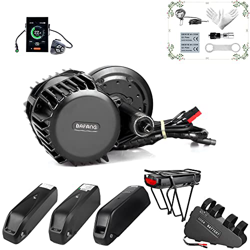 BAFANG BBSHD Motor Central 48V 52V 1000W 68MM 100MM 120MM de Bicicleta Eléctrica Kit de Conversión, Opcional Batería Hailong o Batería Yingwu o Baterí en oferta