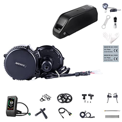 BAFANG Ebike BBS02B 48V 750W Kit de Conversión de Bicicleta de montaña con Motor Central Bicicleta con Batería de 48V 11.6/13/17.5/18Ah Hailong, Bater características