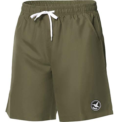 Ladeheid Bañador de Natación Short Baño Hombre LA40-129 (Verde Oscuro, M)