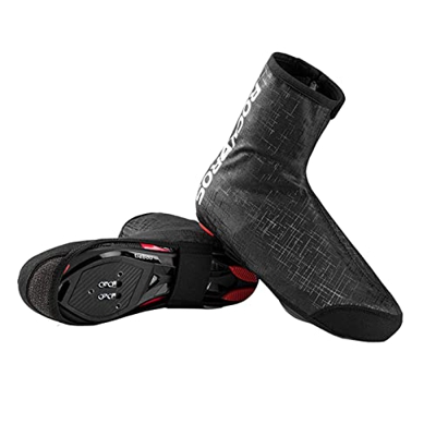 Lixada Cubiertas de zapatos de ciclismo, impermeables para bicicleta con forro polar MTB Road Bike Shoe Covers para hombres y mujeres