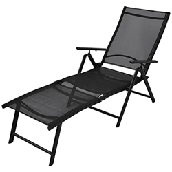 Beyamis Tumbona Plegable de Aluminio Negra características