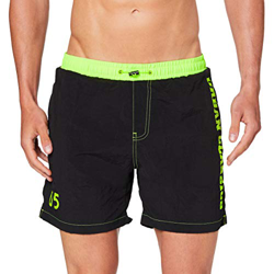 Urban Classics UC Logo Swim Shorts Bañador para Hombre, Negro, XL en oferta