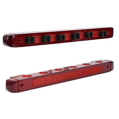 Oden Pool Sticks Holder, Pool Sticks Estante de Madera Pool Sticks Soporte para Colgar Fácil de Almacenar Rack Función de Protección para Barras de Pi