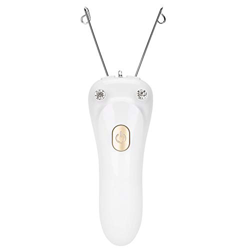 Recortadora de Vello Facial, Depiladora Corporal Afeitadora Linda Depiladora Inalámbrica Rosa/Dorada con Carga USB para Uso Doméstico para una Piel Su en oferta