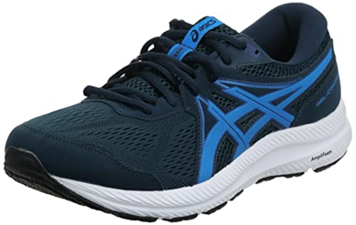 Asics Gel-Contend 7, Zapatillas para Correr Hombre, French Blue/Electric Blue, 44.5 EU