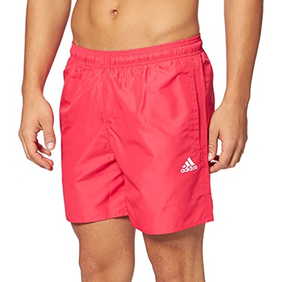 adidas Solid CLX SH SL Swimsuit, Power Pink, 3XL Mens