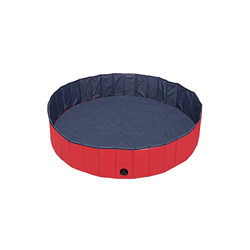 SouiWuzi Piscina para Mascotas, bañera de Mascotas portátil, Piscina al Aire Libre de PVC para Pet Rojo, Piscina de Perro Plegable Piscina Piscina en oferta