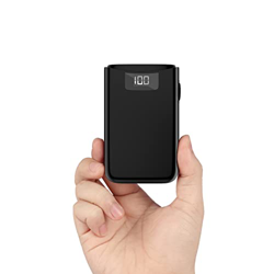 Powerbank 10000mAh, POSUGEAR Batería Externa Movil con 3 Entradas de USB C/Micro/L ightning, 2 Salidas y Pantalla LED, Compatible con iPhone, Samsung, en oferta