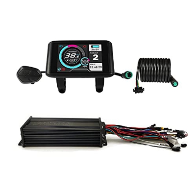 Creely 36V 48V 60V 72V 1500-2200W programable 45A Sabvoton controlador de onda sinusoidal Reg UKC-1 pantalla colorida Lcd Ebike
