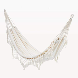 SKLUM Hamaca de Jardín Kotga Poliéster - Algodón Blanco Roto características