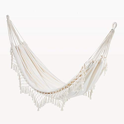 SKLUM Hamaca de Jardín Kotga Poliéster - Algodón Blanco Roto