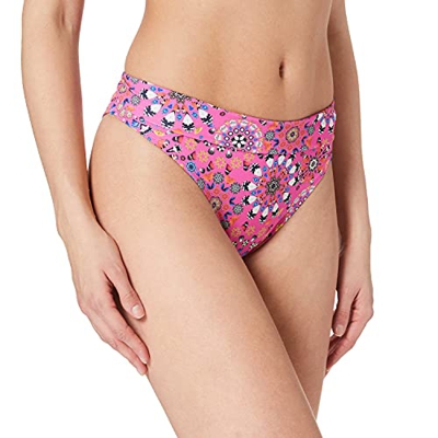 Desigual Biki_Bahamas B Parte Inferior de Bikini, Rojo, M para Mujer