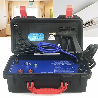 Limpiador de alta presión, 3000 W, portátil, limpiador a vapor de mano, limpiador a vapor para cocina, suelo, ventanas, alfombras