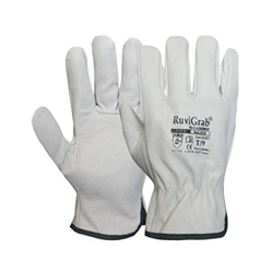Ruvigrab 8436021582003, Guante Piel Flor Cuero Conductor, 1, 9, Gris características