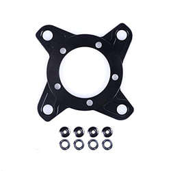 SDFLKAE 104BCD 130BCD Adaptador de anillo de cadena Convertidor de motor eléctrico de bicicleta para Ba-fang BBS01, BBS02, BBSHD (negro) precio