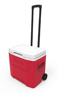 IGLOO Laguna 28 Roller Nevera, Outdoor, Rojo, 26 litros