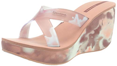 Ipanema Lipstick Straps VII, Sandalias con cuña Mujer, Pink/Pink, 41-42