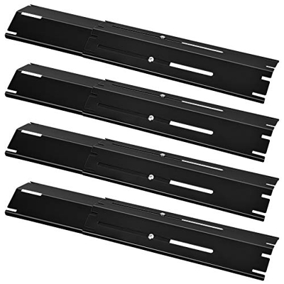 One Sight 4pcs Placa de Calor Barbacoa Gas Ajustable 29,8CM a 53,3CM BBQ Accesorios Piezas de Repuesto Parrilla Barbacoa Acero de Porcelana Universal 