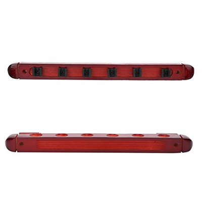 Weikeya Oden Pool Sticks Holder, Ahorro de Espacio Fácil de Almacenar Función de Protección Pool Sticks Soporte para Colgar Rack para Barras de Piscin